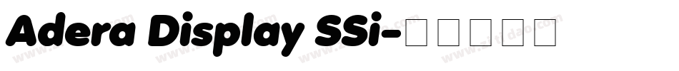 Adera Display SSi字体转换